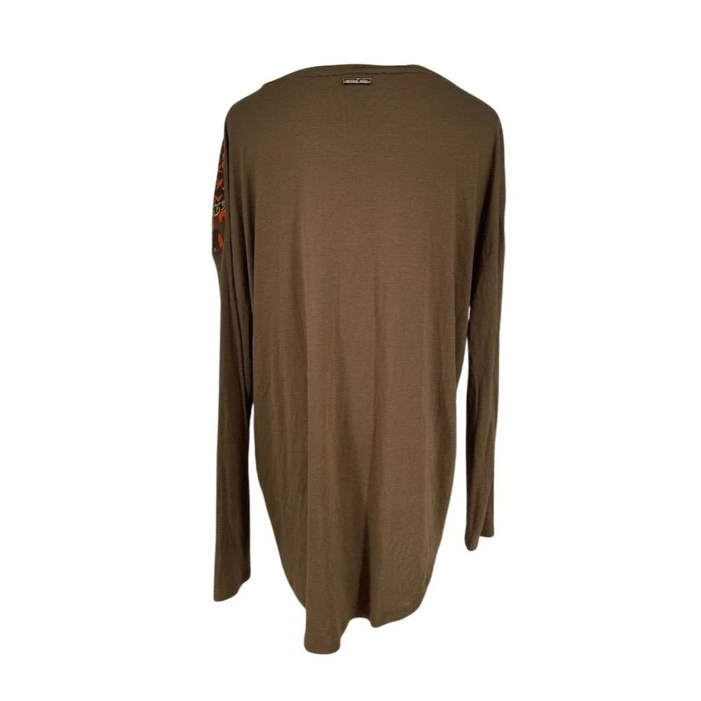 Michael Kors Women's XL Chain Camouflage Blouse‎